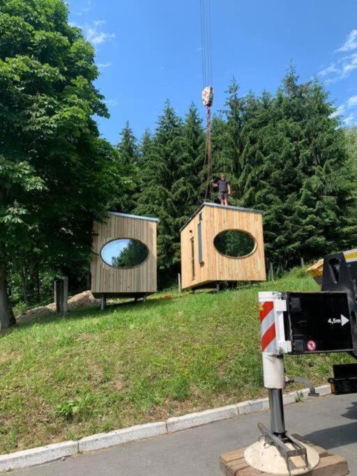 Zinipi Retreat Gelenau "Eule" Villa Buitenkant foto